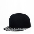 Unisexe Black Snapback Baseball Cap de base